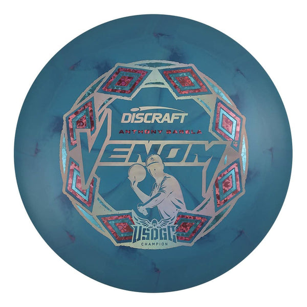 #28 (Silver Holo/Pink Hearts/Snowflakes) 170-172 Anthony Barela Victory Edition ESP Swirl Venom