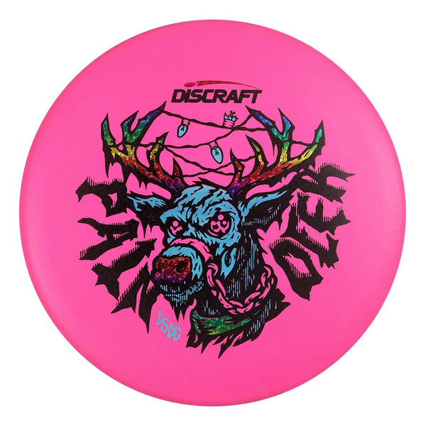 #7 Pink (Black*/Rainbow Sparkle Stars/Blue Light Holo) 170-172 Solid ESP Super Flx Zone