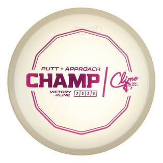 #1 Clear (Magenta Metallic) 170-172 Climo Disc Golf Victory Line Champ