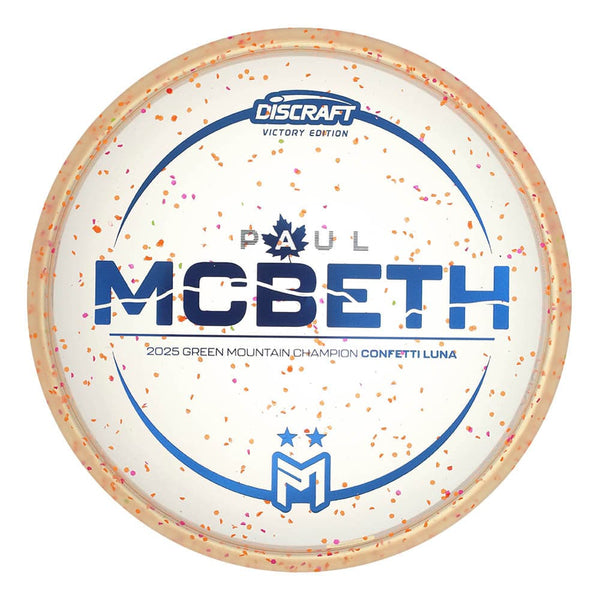 #17 Orange Hue (Blue Metallic) 173-174 Paul McBeth Victory Edition Z Confetti Luna