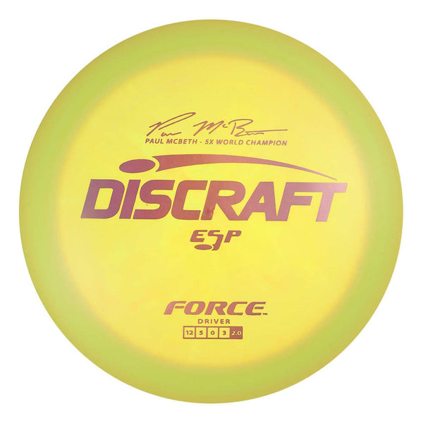 #15 (Pink Holo) 170-172 Paul McBeth 5x ESP Force