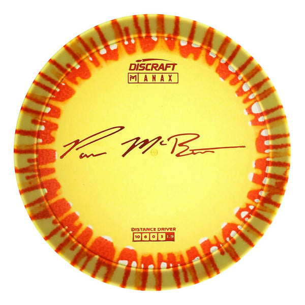 #10 (Red Matte-allic) 170-172 Paul McBeth Fly & Flag Dye Z Anax