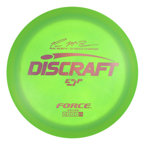 #14 (Pink Holo) 170-172 Paul McBeth 5x ESP Force