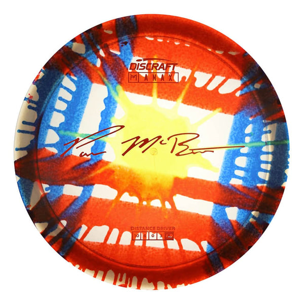 #9 (Red Matte-allic) 170-172 Paul McBeth Fly & Flag Dye Z Anax