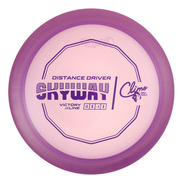 #13 (Purple Matte) 175-176 Climo Disc Golf Victory Line Skyway