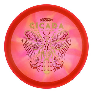 #5 (Gold Brushed/Red Weave) 167-169 Z Swirl Cicada