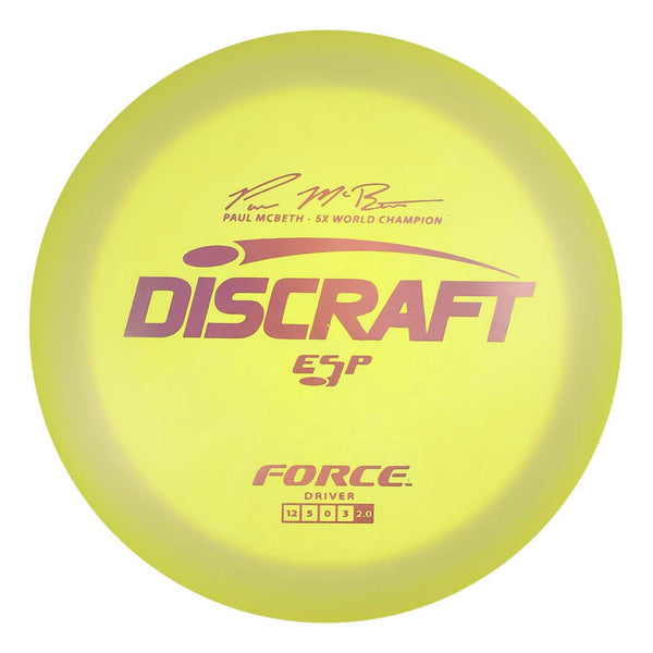 #13 (Pink Holo) 170-172 Paul McBeth 5x ESP Force