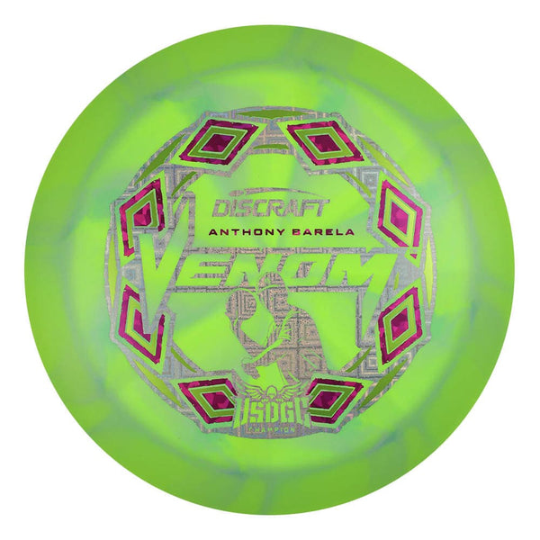 #23 (Circuit Board/Magenta Shatter/Pickle Metallic) 170-172 Anthony Barela Victory Edition ESP Swirl Venom