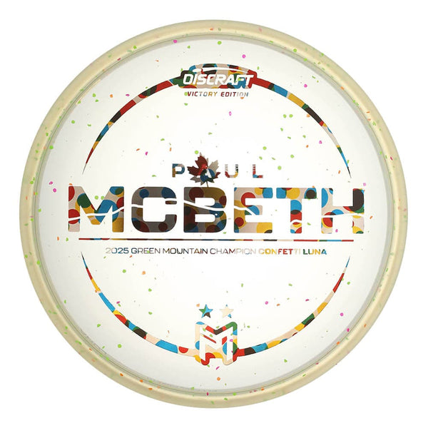 #13 Clear (Wonderbread) 173-174 Paul McBeth Victory Edition Z Confetti Luna