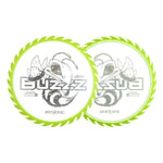 #34 Clear/Dayglo (Bee) 175-176 Fuzed Line Buzzz with Saw Pattern