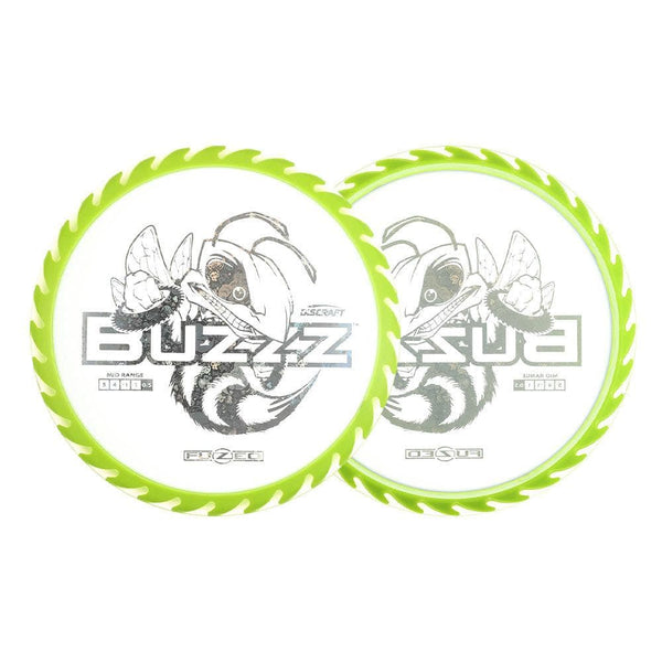 #34 Clear/Dayglo (Bee) 175-176 Fuzed Line Buzzz with Saw Pattern