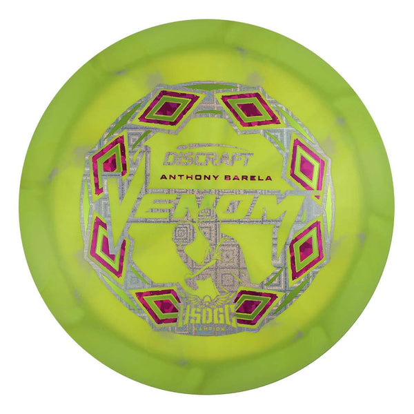 #22 (Circuit Board/Magenta Shatter/Pickle Metallic) 170-172 Anthony Barela Victory Edition ESP Swirl Venom