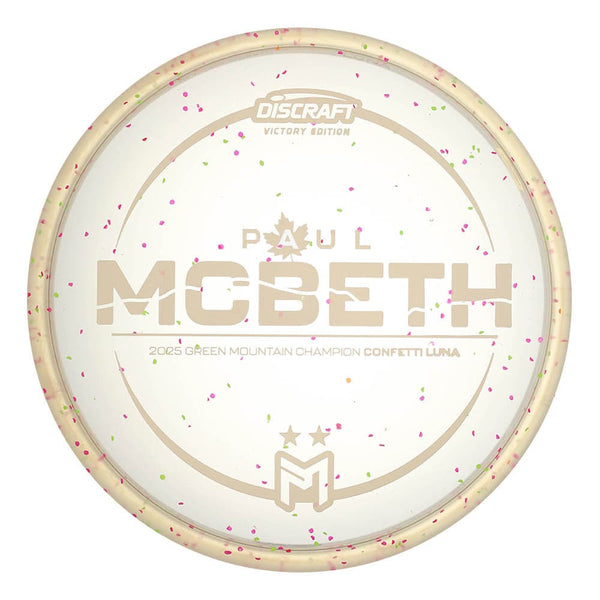 #12 Clear (White Matte) 173-174 Paul McBeth Victory Edition Z Confetti Luna