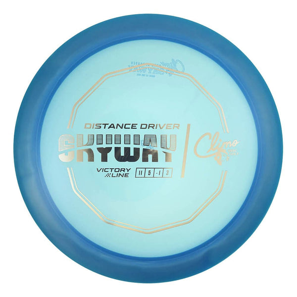 #10 (Silver Metallic) 173-174 Climo Disc Golf Victory Line Skyway