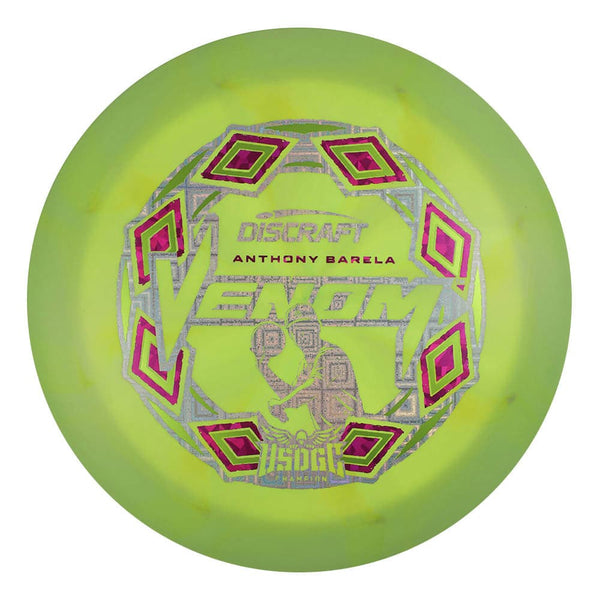 #21 (Circuit Board/Magenta Shatter/Pickle Metallic) 170-172 Anthony Barela Victory Edition ESP Swirl Venom