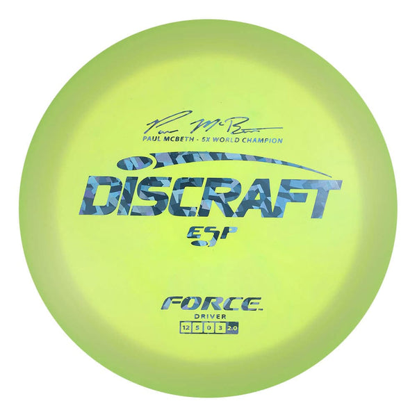 #9 (Blue Light Shatter) 170-172 Paul McBeth 5x ESP Force