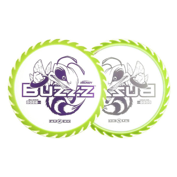 #37 Clear/Dayglo (Purple Metallic) 175-176 Fuzed Line Buzzz with Saw Pattern