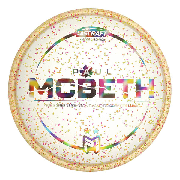 #7 Clear (Jellybean) 173-174 Paul McBeth Victory Edition Z Confetti Luna