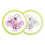 #42 Clear/Yellow (Magenta Shatter) 175-176 Fuzed Line Buzzz with Saw Pattern