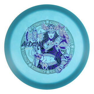 #7 Blue (Teal Metallic/Purple Matte/White Matte) 164-166 TriFoil Solid ESP Athena