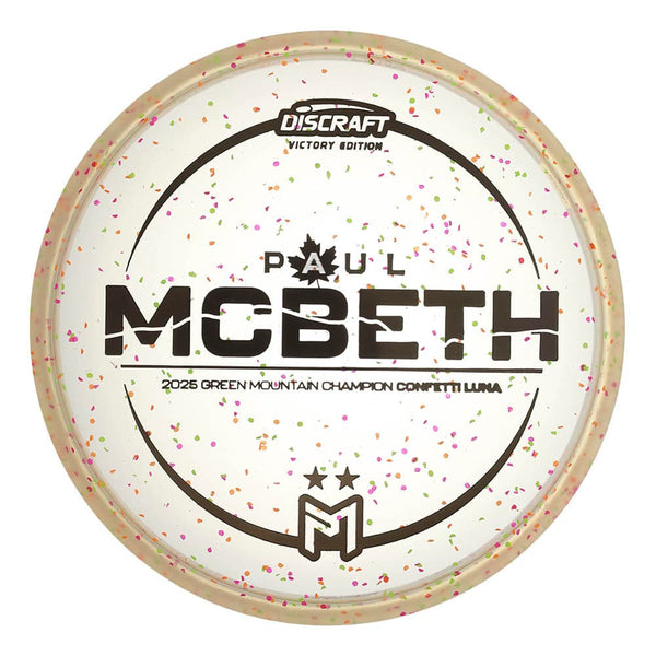 #3 Clear (Black) 173-174 Paul McBeth Victory Edition Z Confetti Luna