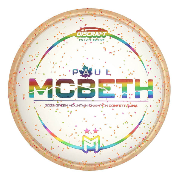 #2 Orange Hue (Rainbow) 170-172 Paul McBeth Victory Edition Z Confetti Luna