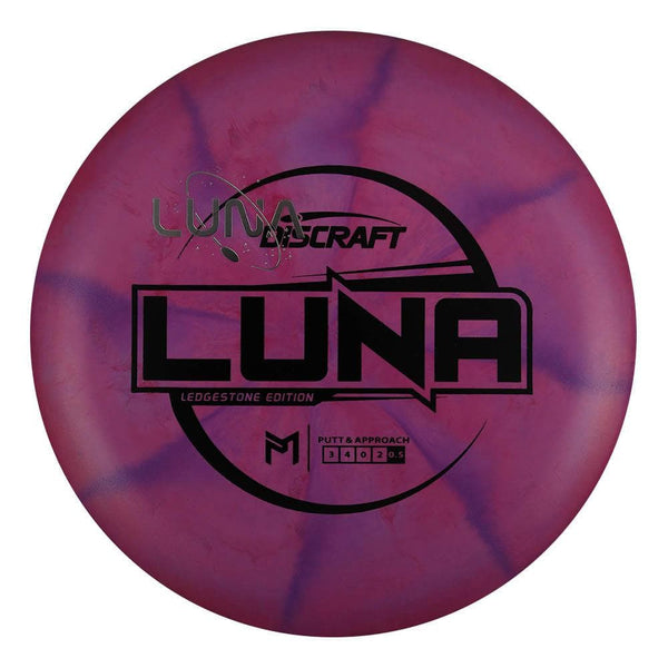 #5 (Black/Silver Metallic ) 170-172 LE Paul McBeth X Swirl Luna w/ Mini Luna Stamp