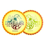 #48 Orange/Pink (Rainbow Shatter) 175-176 Fuzed Line Buzzz with Saw Pattern