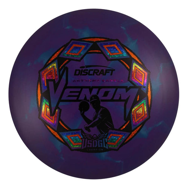 #6 (Black/RainbowSpark Stars/Orange Sparkle Stars) 170-172 Anthony Barela Victory Edition ESP Swirl Venom