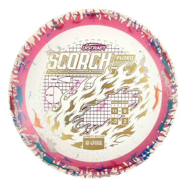 #75 Pink Rim (EXACT DISC) 173-174 Charity Jawbreaker Z Flx Scorch w/ Solid ESP Rim