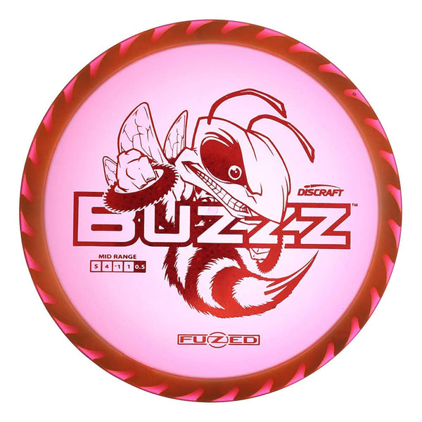 #5 (Red Sparkle Stars) 167-169 Fuzed Line Buzzz with Saw Pattern