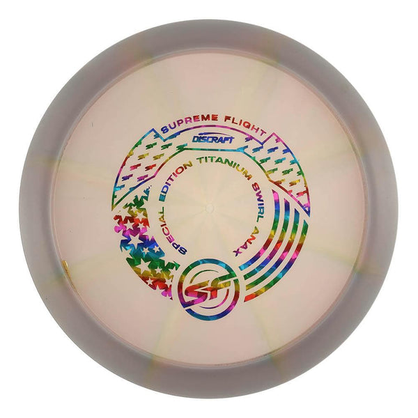 #49 EXACT DISC (Rainbow Shatter) 173-174 Supreme Flight Ti Swirl Anax