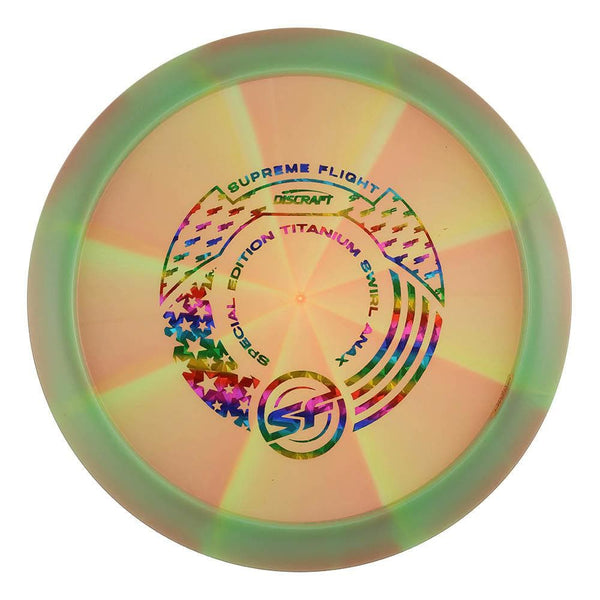 #48 EXACT DISC (Rainbow Shatter) 173-174 Supreme Flight Ti Swirl Anax