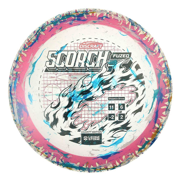 #67 Pink Rim (EXACT DISC) 173-174 Charity Jawbreaker Z Flx Scorch w/ Solid ESP Rim