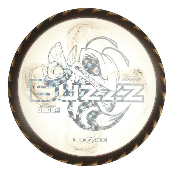 #69 (Silver Shatter) 167-169 Fuzed Line Buzzz with Saw Pattern