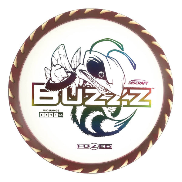 #66 (Rainbow) 167-169 Fuzed Line Buzzz with Saw Pattern