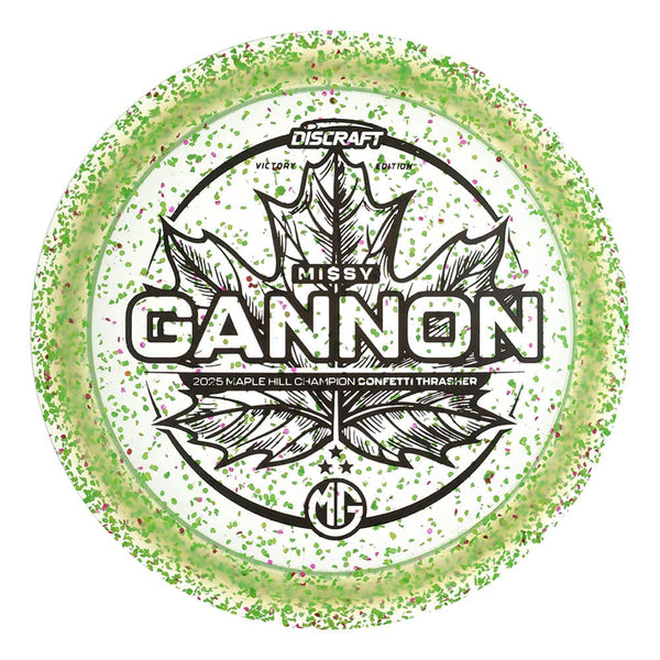 #6 (Black) 167-169 Missy Gannon Maple Hill Confetti Thrasher