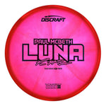 #39 (Teal Metallic) 170-172 2025 Tour Series Z Swirl Paul McBeth Luna #2