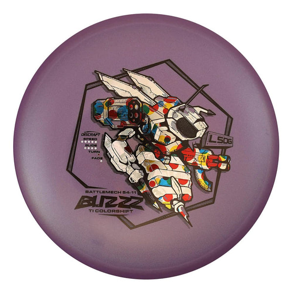 #38 (Black/Money/Wonderbread ) 177+ Titanium (Ti) Colorshift Buzzz