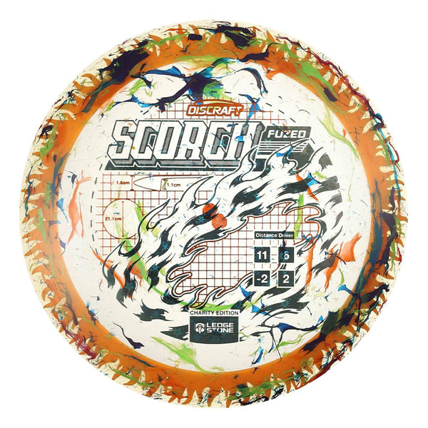 #62 Orange Rim (EXACT DISC) 173-174 Charity Jawbreaker Z Flx Scorch w/ Solid ESP Rim