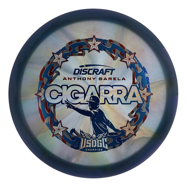#38 (Blue Metallic/Red Shatter/Flag) 170-172 Anthony Barela Victory Edition Z Swirl Cigarra