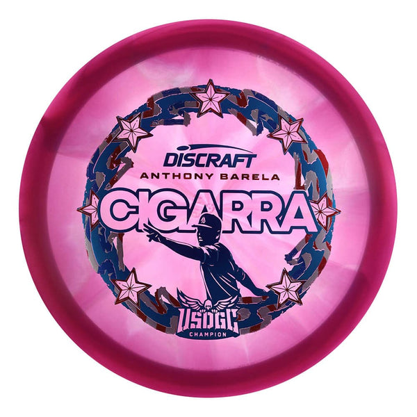 #36 (Blue Metallic/Red Shatter/Flag) 170-172 Anthony Barela Victory Edition Z Swirl Cigarra