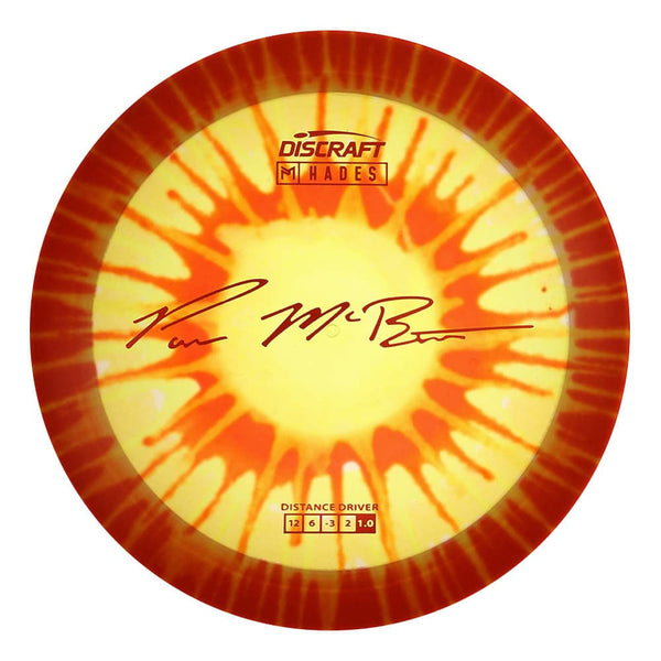 #21 (Red Matte-allic) 173-174 Paul McBeth Fly & Flag Dye Z Hades