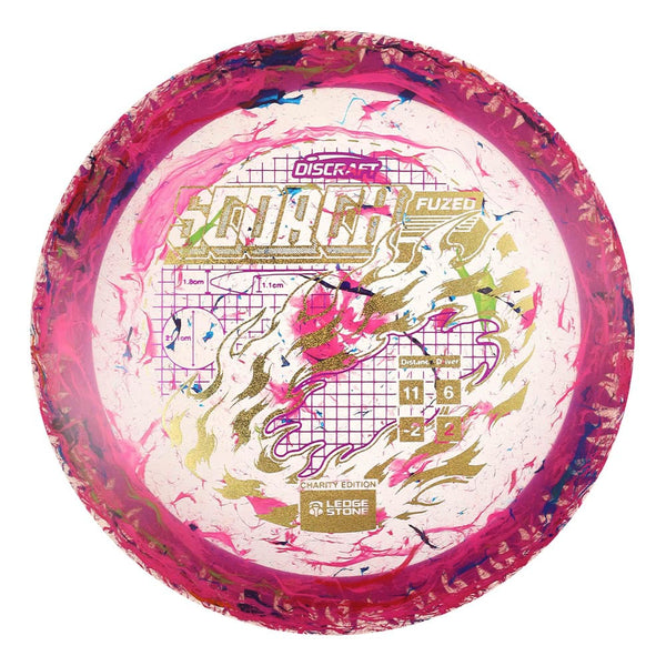 #42 Magenta Rim (EXACT DISC) 173-174 Charity Jawbreaker Z Flx Scorch w/ Solid ESP Rim