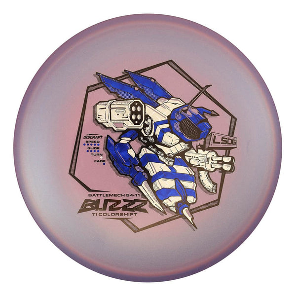 #14 (Black/Blue Dark Shatter/Diamond Plate) 177+ Titanium (Ti) Colorshift Buzzz