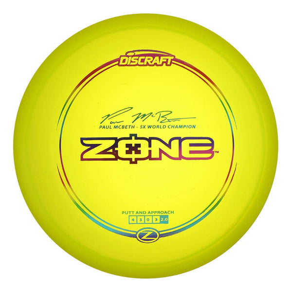 #16 Yellow (Rainbow) 173-174 Paul McBeth 5x Z Zone