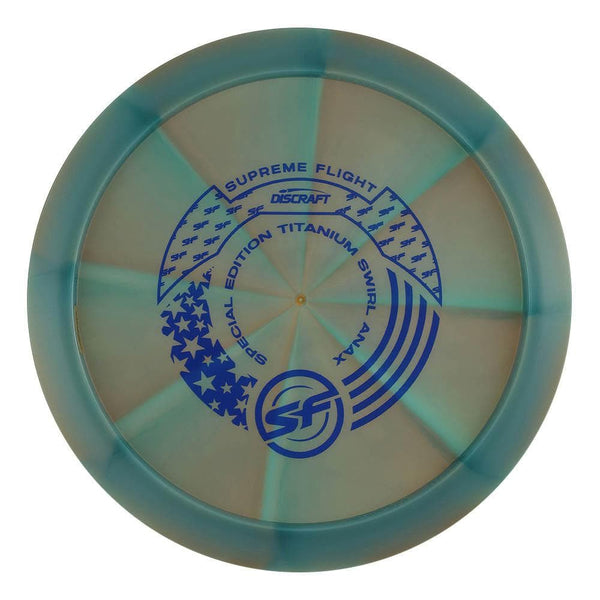 #3 EXACT DISC (Blue Matte) 173-174 Supreme Flight Ti Swirl Anax