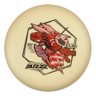 #2 (Black/Pink Flowers/Red Weave) 170-172 Titanium (Ti) Colorshift Buzzz