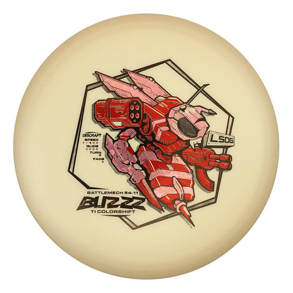 #2 (Black/Pink Flowers/Red Weave) 170-172 Titanium (Ti) Colorshift Buzzz