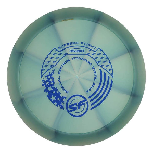 #1 EXACT DISC (Blue Matte) 173-174 Supreme Flight Ti Swirl Anax